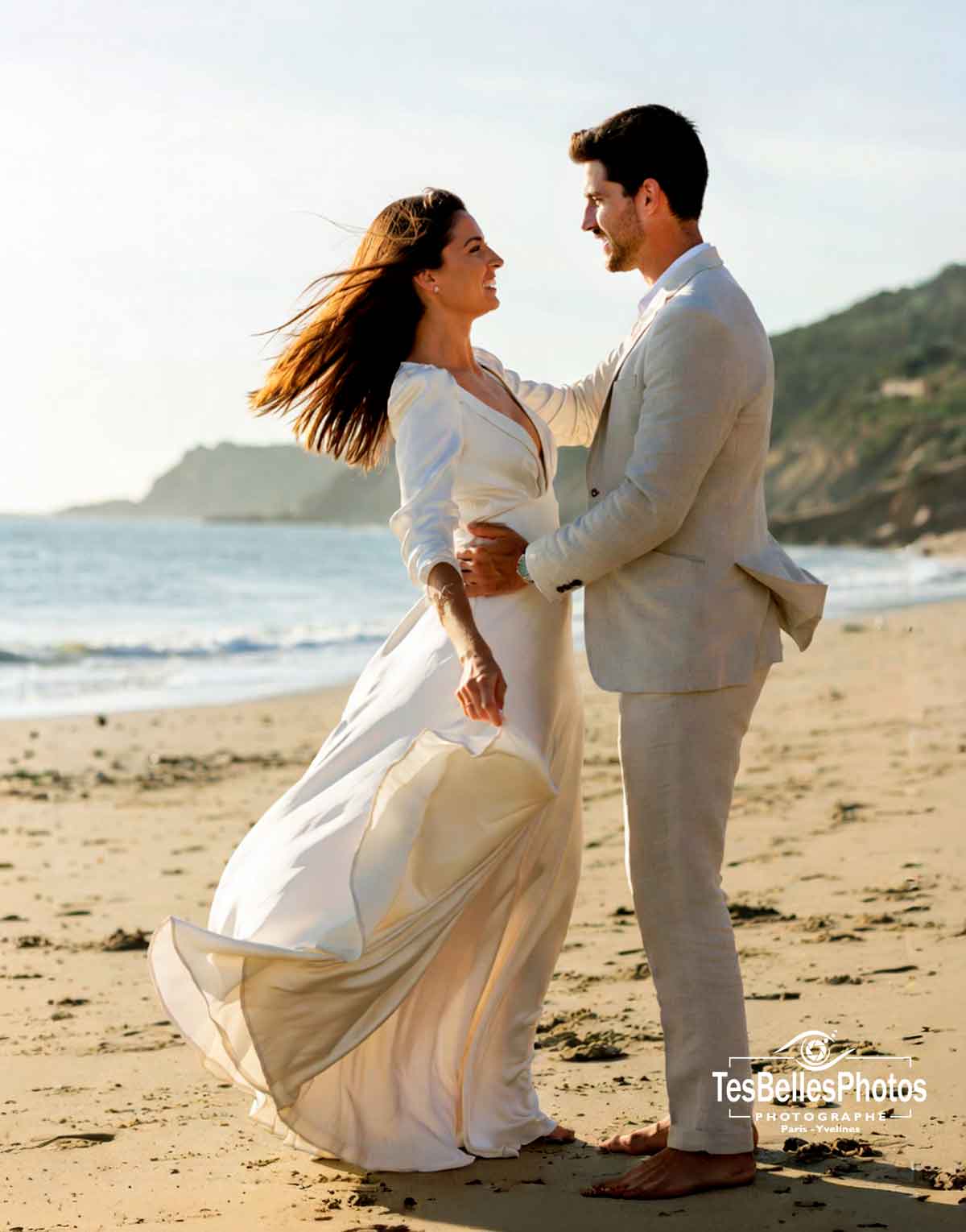 Photographe couple Saint-Lunaire – séance photo en bord de mer