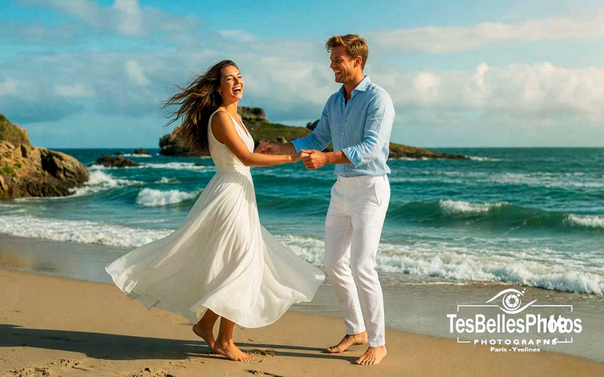 Photographe couple Cancale – séance photo naturelle