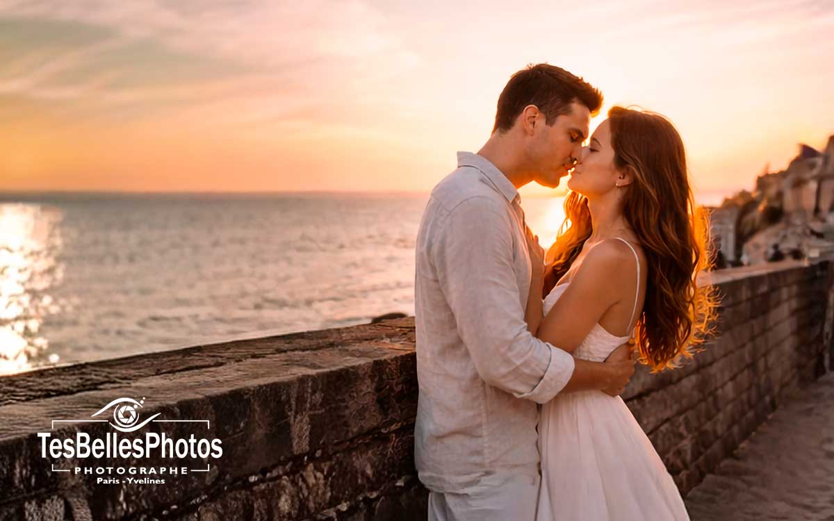Photographe couple Saint-Malo – séance photo naturelle
