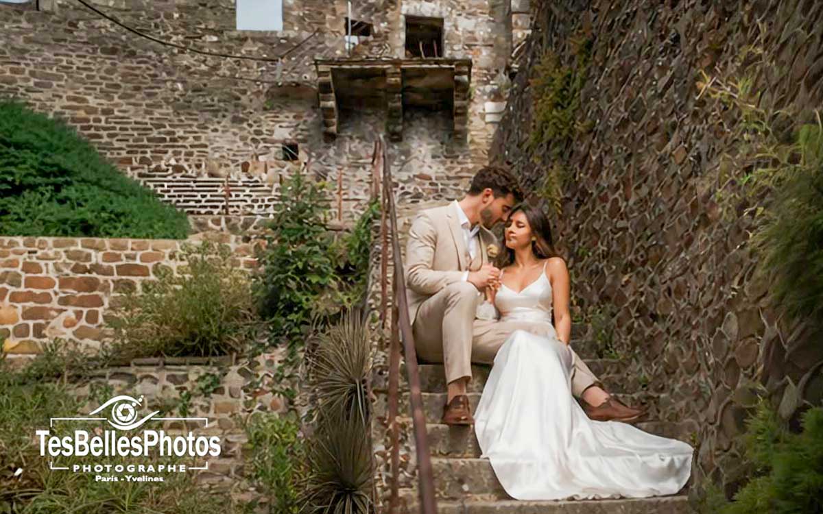 Photographe mariage – séance Day After à Fougères sur plage