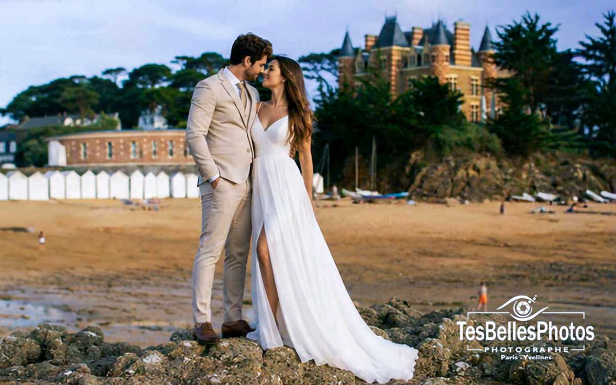 Photographe Saint-Briac-sur-Mer – séance couple élégante