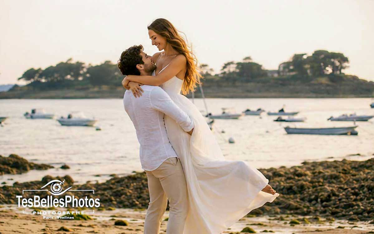 Séance photo engagement à Saint-Briac-sur-Mer